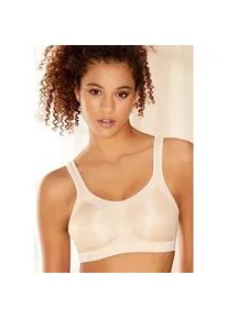 Sport-BH Anita ACTIVE "Momentum", Damen, Gr. 65, Cup D, braun (caramell), Microtouch, Obermaterial: 70% Polyester, 15% Elasthan, 15% Polyamid, Glanzfaden, clean, unifarben, regular fit, BHs Sport-BH, ohne B&uuml;gel, elastisch, nahtlos, weich, gepolsterte Komforttr&auml;ger