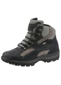 Waldl&auml;ufer Schn&uuml;rboots WALDL&Auml;UFER "HOLLY", Damen, Gr. 5 (38), schwarz (schwarz, beige), Nubukleder, Textil, kontrastfarbene Details, Schuhe Schn&uuml;rboots, Outdoor, Trekking, Schn&uuml;rschuh mit TEX-Membran, H-Weite