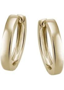 Paar Creolen Firetti "Schmuck Geschenk Silber 925 Klappcreole gl&auml;nzend", gold (gelbgoldfarben), Ohrringe, Damen, 18,3mm, Silber 925 (Sterlingsilber)