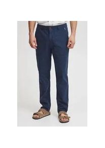 Stoffhose Blend "BHPants", Herren, Gr. 32, L&auml;nge 32, marineblaus, 55% Leinen, 45% Baumwolle, unifarben, regular fit lang, Hosen Stoffhose, Chinohose aus Leinenmix