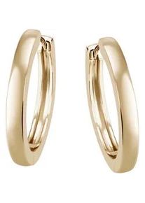 Paar Creolen Firetti "Schmuck Geschenk Silber 925 Ohrschmuck Ohrringe", gold (gelbgoldfarben), Ohrringe, Damen, Silber 925 (Sterlingsilber)