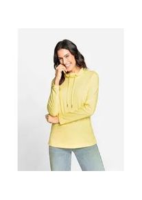 Langarmshirt Inspirationen "Shirt", Damen, Gr. 38, gelb (zitrone), 100% Baumwolle, unifarben, Shirts Langarmshirt