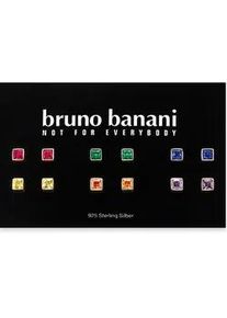 Ohrstecker-Set Bruno Banani "Mulitpack Schmuck Geschenk Silber 925 Ohrschmuckset Regenbogen", silber (silberfarben, mehrfarbig, mehrfarbig), Ohrringe, Damen, Silber 925 (Sterlingsilber), mit Zirkonia (synth.)