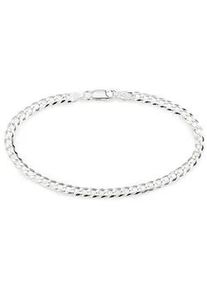 Armband Bruno Banani "Schmuck Geschenk Silber 925 Armschmuck Armkette Panzerkette" Gr. 19, silber (silberfarben), Armb&auml;nder, Herren, 19, Silber 925 (Sterlingsilber), Armband