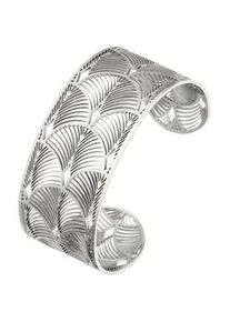 Armspange JOBO, silber (edelstahlfarben), Armb&auml;nder, Damen, Edelstahl, Armspange, Edelstahl