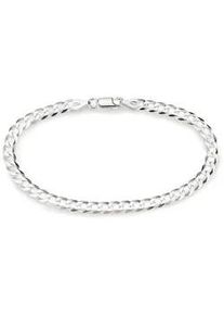 Armband Bruno Banani "Schmuck Geschenk Silber 925 Armschmuck Armkette Panzerkette" Gr. 21, silber (silberfarben), Armb&auml;nder, Herren, 21, Silber 925 (Sterlingsilber), Armband