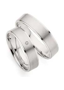 Phoenix Trauring PH&Ouml;NIX "Schmuck Geschenk Silber 925 Trauring Ehering LIEBE versch. Varianten" Gr. 65, silber (silberfarben), Fingerringe, Damen, 65, 0,01 SI = kleine Einschl&uuml;sse mit Brillant, Silber 925 (Sterlingsilber), 5mm, Trauring, Made in Germany - wahlweise mit oder ohne Brillant