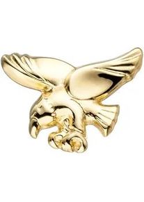 Single-Ohrstecker Jobo "Adler", gelb (gelbgold 585), Ohrringe, Damen, Gelbgold 585, 585 Gold
