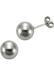 Paar Ohrstecker Firetti "Schmuck Geschenk Silber 925 Ohrschmuck Kugel" Gr. 4, silber (silberfarben), Ohrringe, Damen, 4, Silber 925 (Sterlingsilber)