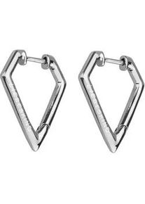 Paar Creolen Liebeskind Berlin "LJ-0046-E-22", silber (silberfarben), Ohrringe, Damen, Edelstahl