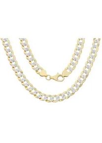 Kette ohne Anh&auml;nger Firetti "Schmuck Geschenk Silber 925 Halsschmuck Halskette Panzerkette" Gr. 45, silber (gelbgoldfarben, silberfarben), Halsketten, Herren, 45, Silber 925 (Sterlingsilber), B: 8mm, B:8mm