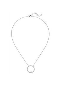 Kette mit Anh&auml;nger Jobo, silber (edelstahlfarben), Halsketten, Damen, Edelstahl Perlen, L: 50, Edelstahl, Perlen, Edelstahl mit S&uuml;&szlig;wasser-Zuchtperle