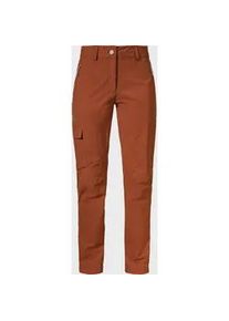 Sch&ouml;ffel Outdoorhose SCH&Ouml;FFEL "Pants Kitzstein L", Damen, Gr. 42, Normalgr&ouml;&szlig;en, rot (2950, rot), Oberstoff: 95% Nylon 5% Elasthan, Hosen Outdoorhose