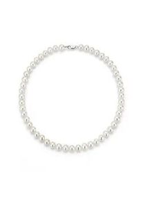 Perlenkette Firetti "Schmuck Geschenk Halsschmuck Halskette Perle" Gr. 5, bunt (silberfarben, wei&szlig;), Halsketten, Damen, 5, Perlen Silber 925 (Sterlingsilber), L: 42, Perlen, Silber 925 (Sterlingsilber), Perlenkette, Made in Germany - mit S&uuml;&szlig;wasserzuchtperle