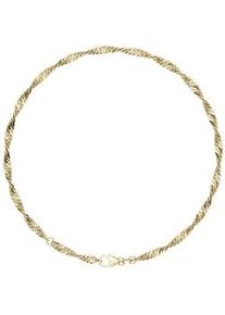 Fu&szlig;kette Firetti "Schmuck Geschenk Silber 925 K&ouml;rperschmuck Gold o. Ros&egrave; Singapurkette", gold (gelbgoldfarben), Fu&szlig;ketten, Damen, Silber 925 (Sterlingsilber), Made in Germany