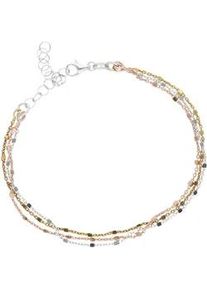 Armband Firetti "Schmuck Geschenk Silber 925 Armschmuck Armkette Fantasie tricolor", rosa (silberfarben, gelbgoldfarben, ros&eacute;goldfarben), Armb&auml;nder, Damen, 21cm, Silber 925 (Sterlingsilber), Armband