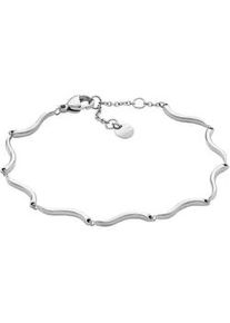 Armband Skagen "Schmuck Geschenk Edelstahl KARIANA ESSENTIAL WAVES", silber (edelstahlfarben), Armb&auml;nder, Damen, Edelstahl, Armband