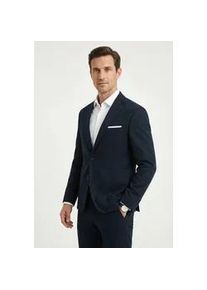 Anzugsakko Cinque "CIDATI", Herren, Gr. 50, blau (marineblau), Obermaterial: 79% Polyester, 15% Viskose, 6% Elasthan, Sakkos, mit modischer Struktur