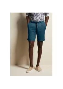 Bermudas Bugatti, Herren, Gr. 56, Normalgr&ouml;&szlig;en, blau (marine), 55% Leinen, 45% Baumwolle, regular fit, Hosen Bermudas, in sch&ouml;ner Leinen-Mix-Qualit&auml;t