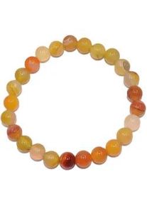 Armband Firetti "Schmuck Geschenk Energie" Gr. 20, bunt (gelb, orange, rot, gelb, orange, rot), Armb&auml;nder, Damen, 20, Silikon Stein, Silikon, Stein, Armband, Made in Germany - mit Onyx, Karneol oder Aventurin