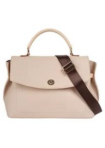 Umh&auml;ngetasche Bugatti "ELLA", Damen, Gr. B/H/T: 35cm x 22cm x 9cm onesize, beige, Kunstfaser, unifarben, Taschen Umh&auml;ngetasche