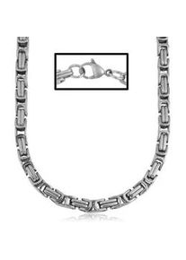 Edelstahlkette Firetti "Schmuck Geschenk Halskette K&ouml;nigskette" Gr. 55, silber (silberfarben), Halsketten, Damen, 55, Edelstahl, L: 50 55 60 B: 5,5mm, Edelstahlkette, B:5,5mm