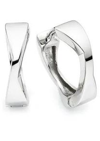 Paar Creolen Bruno Banani "Schmuck Geschenk Silber 925 Ohrschmuck Ohrringe", silber (silberfarben), Ohrringe, Damen, 14,6mm, Silber 925 (Sterlingsilber)