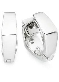 Paar Creolen Bruno Banani "Schmuck Geschenk Silber 925 Ohrschmuck Ohrringe", silber (silberfarben), Ohrringe, Damen, 10,2mm, Silber 925 (Sterlingsilber)