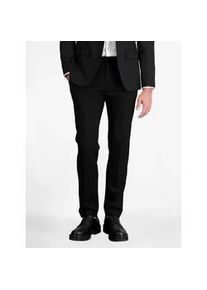 Baukastenhose Lerros "Anzughose in Kurzgr&ouml;&szlig;en mit Stretchanteil, gerade geschnitten", Herren, Gr. 25, schwarz, 49% Viskose, 29% Polyester, 20% Wolle, 2% Elasthan, Hosen