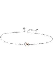 Fu&szlig;kette Firetti "Schmuck Geschenk Silber 925 K&ouml;rperschmuck Ankerkette", rosa (silberfarben, ros&eacute;goldfarben, wei&szlig;, wei&szlig;), Fu&szlig;ketten, Damen, Silber 925 (Sterlingsilber), mit Zirkonia (synth.)