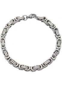 K&ouml;nigsarmband Firetti "Schmuck Geschenk Armschmuck Armkette K&ouml;nigskette" Gr. 22, silber (silberfarben), Armb&auml;nder, Herren, 22, Edelstahl, K&ouml;nigsarmband