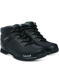 Schn&uuml;rboots Timberland "EURO SPRINTMID LACE UP BOOT", Damen, Gr. 47,5, schwarz (schwarz, full, grain), Leder, Synthetik, Schuhe Schn&uuml;rboots, Winterstiefel, Schn&uuml;rstiefel, Winterschuhe