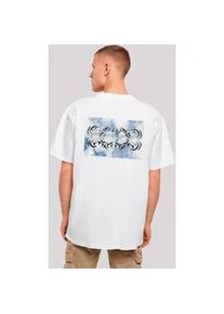 T-Shirt F4NT4STIC "Wickie und die starken M&auml;nner Turn Your Head", Damen, Gr. XL, wei&szlig;, Obermaterial: 100% Baumwolle, oversize, Rundhals, ohne B&uuml;ndchen, Shirts T-Shirt, Retro, Heroes of Childhood, TV Serie