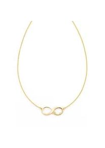 Namenskette Firetti "Schmuck Geschenk Silber 925 Halskette mit deinem Namen", gold (gelbgoldfarben), Halsketten, Damen, Silber 925 (Sterlingsilber), L: 48