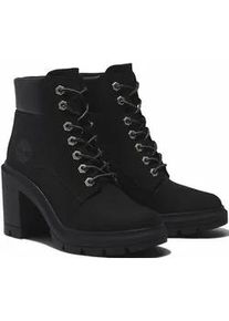 Schn&uuml;rstiefelette Timberland "ALLINGTON HEIGHTSMID LACE UP BOOT", Damen, Gr. 42, schwarz, Leder, Synthetik, Schuhe Schn&uuml;rstiefelette, Winterschuhe, Winterstiefel, Schn&uuml;rboots, Winterboots