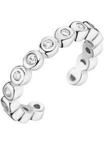 Ohrklemme Firetti "Schmuck Geschenk Silber 925 Ear Cuff", silber (silberfarben, kristallwei&szlig;, kristallwei&szlig;), Ohrringe, Damen, Silber 925 (Sterlingsilber), mit Zirkonia (synth.)