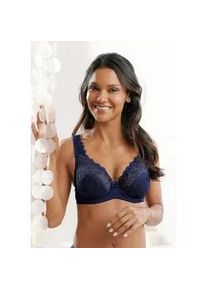w&auml;schepur Entlastungs-BH W&Auml;SCHEPUR, Damen, Gr. 100, Cup B, blau (marine), 86% Polyamid, 14% Elasthan, BHs Entlastungs-BH