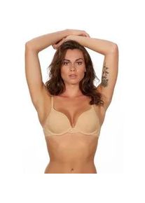 Push-up-BH After Eden "TESS", Damen, Gr. 75, Cup A, rosa (powder), Spitze, Obermaterial: 75% Nylon, 13% Elasthan, 12% Polyamid, unifarben, comfort fit, BHs Push-up-BH, mit Schale, mit B&uuml;gel, mit Spitze, breite Tr&auml;ger, feminin, bequem