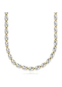 Kette ohne Anh&auml;nger Firetti "Schmuck Geschenk Silber 925 Halsschmuck Halskette Kugelkette" Gr. 45, gold (silberfarben, gelbgoldfarben), Halsketten, Damen, 45, Silber 925 (Sterlingsilber), B: 2,8mm, Made in Germany, B:2,8mm