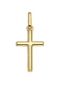 Kettenanh&auml;nger Firetti "Schmuck Geschenk Gold 333 Halsschmuck Anh&auml;nger f&uuml;r Halskette Kreuz", gold (gelbgoldfarben), Schmuckanh&auml;nger, Damen, Gelbgold 333, 0,35 g, Kettenanh&auml;nger