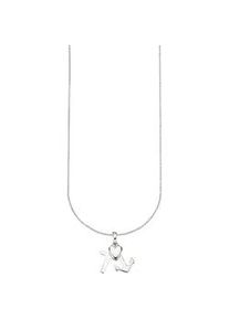 Kette mit Anh&auml;nger Bruno Banani "Schmuck Geschenk Silber 925 Halsschmuck Halskette Ankerkette Glaube", silber (silberfarben), Halsketten, Damen, Silber 925 (Sterlingsilber), L: 45