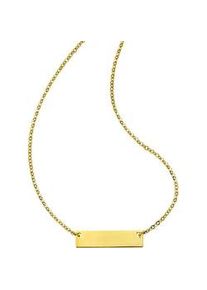 Kette mit Anh&auml;nger Firetti "Schmuck Geschenk Halskette", gold (gelbgoldfarben), Halsketten, Damen, Edelstahl, L: 47