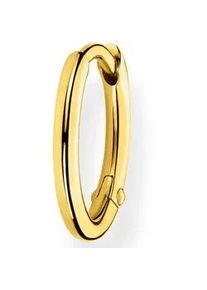 Single-Creole Thomas Sabo "Classic gold, Classic silber", gold (gelbgoldfarben), Ohrringe, Damen, Silber 925 (recycelt)