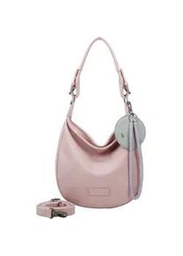 Schultertasche Fritzi aus Preussen "Fritzi Hobo", Damen, Gr. B/H/T: 10cm x 31cm x 33cm, rosa, Polyurethan (PU), unifarben, Taschen Schultertasche, mit abnehmbaren Schultergurt