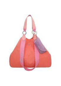 Henkeltasche Fritzi aus Preussen "Izzy", Damen, Gr. B/H/T: 16cm x 36cm x 50cm, orange, Baumwolle, unifarben, Taschen, aus veganen Materialien