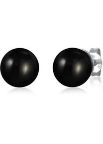 Paar Ohrstecker NENALINA "Basic Synthetische Perle 925 Silber", silber, Ohrringe, Damen, onesize, ohne Stein, Silber 925 (Sterlingsilber)