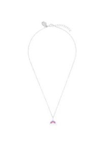 Kette mit Anh&auml;nger Prinzessin Lillifee "Regenbogen", bunt (silberfarben, rosa, pink, lila), Halsketten, M&auml;dchen, Silber 925 (Sterlingsilber), L: 38, mit Emaille