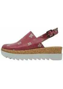 Sandale DOGO "Akita Cat Of Grace Damen Sandalen", Damen, Gr. 39, Normalschaft, rot, Lederimitat, Schuhe Clog Sommerschuh, Handgefertigt
