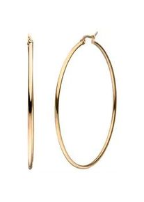 Paar Creolen Jobo, rosa (ros&eacute;goldfarben), Ohrringe, Damen, 60mm, Edelstahl, Edelstahl ros&eacute;goldfarben beschichtet 60 mm