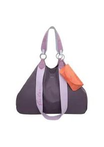 Henkeltasche Fritzi aus Preussen "Izzy", Damen, Gr. B/H/T: 16cm x 36cm x 50cm, lila, Baumwolle, unifarben, Taschen, aus veganen Materialien